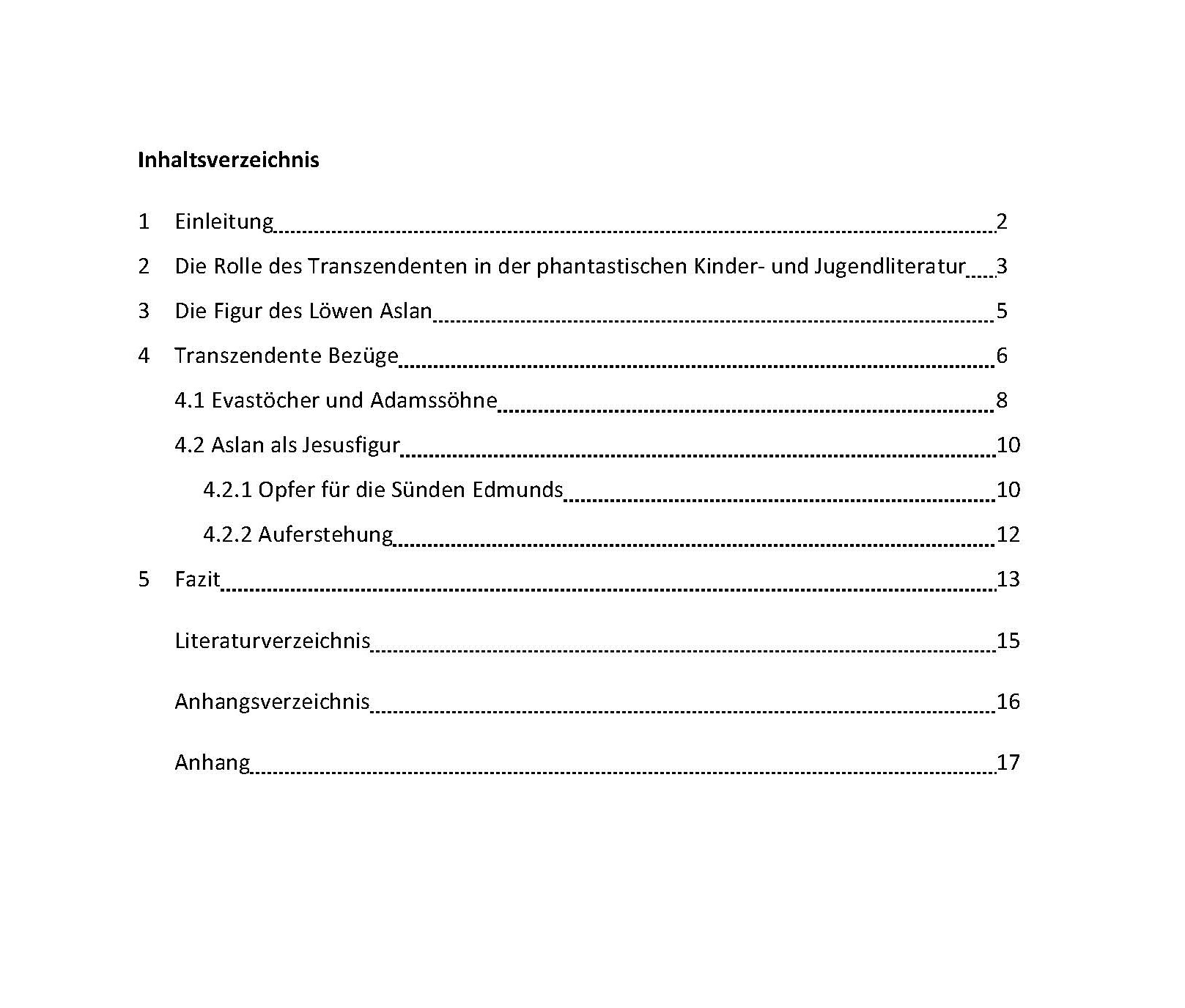 Muster Inhaltsverzeichnis abb2jpg