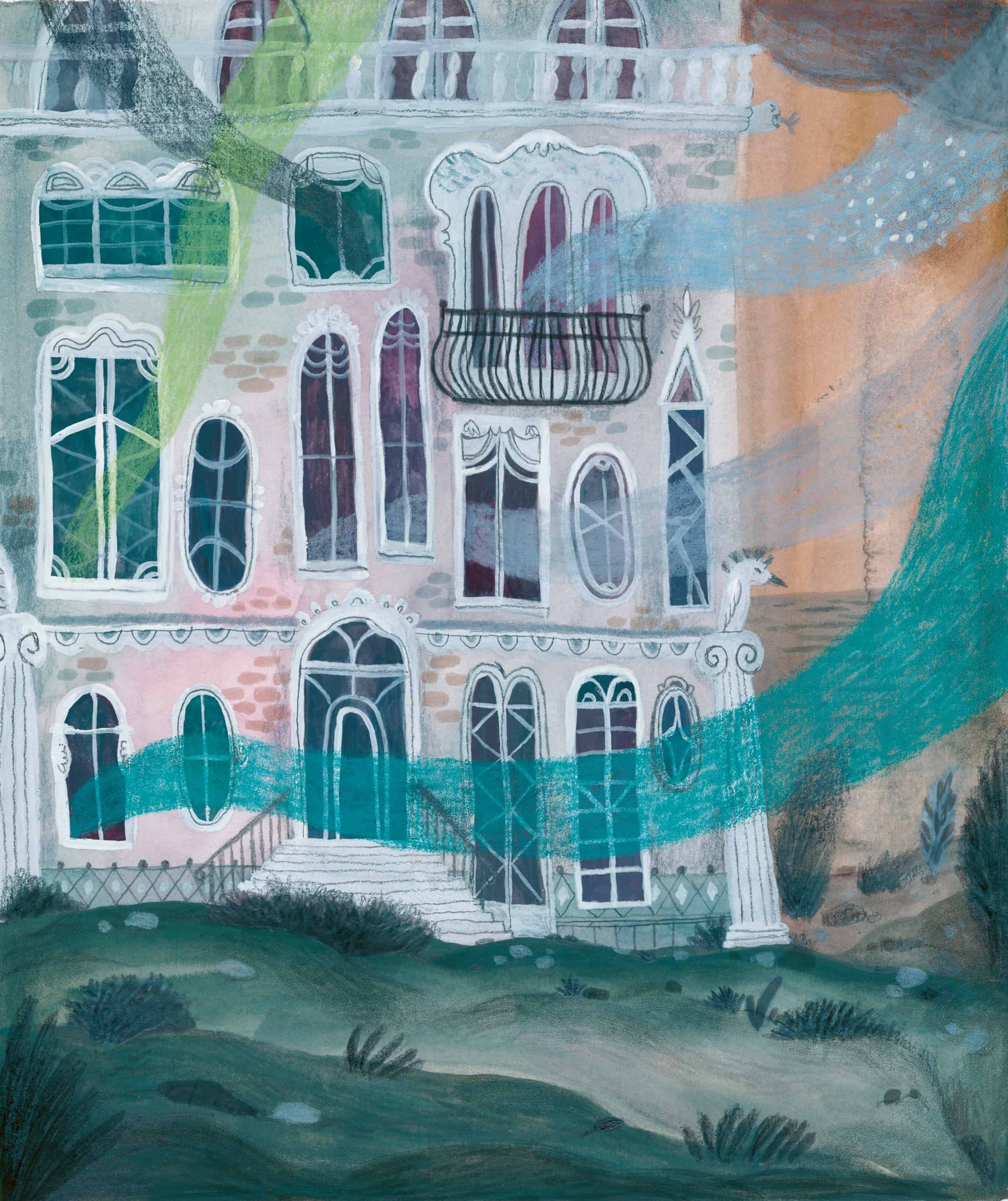 Die Göttin Fama verbreitet Gerüchte