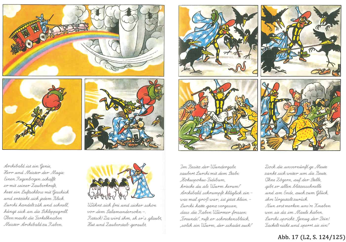 Abb. 17: Transtextuelles Märchenpotpourri (L2, S. 124f.)