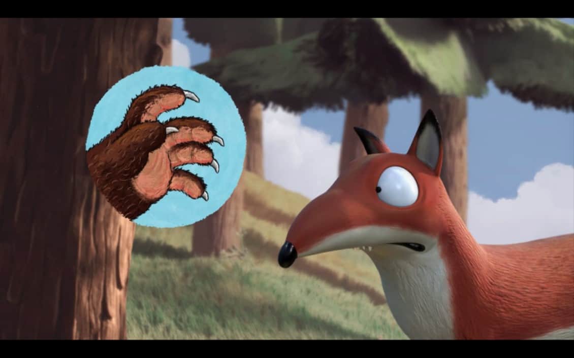 Abb. 3: Bild im Bild im Film Der Grüffelo (Lang/Schuh 2009)