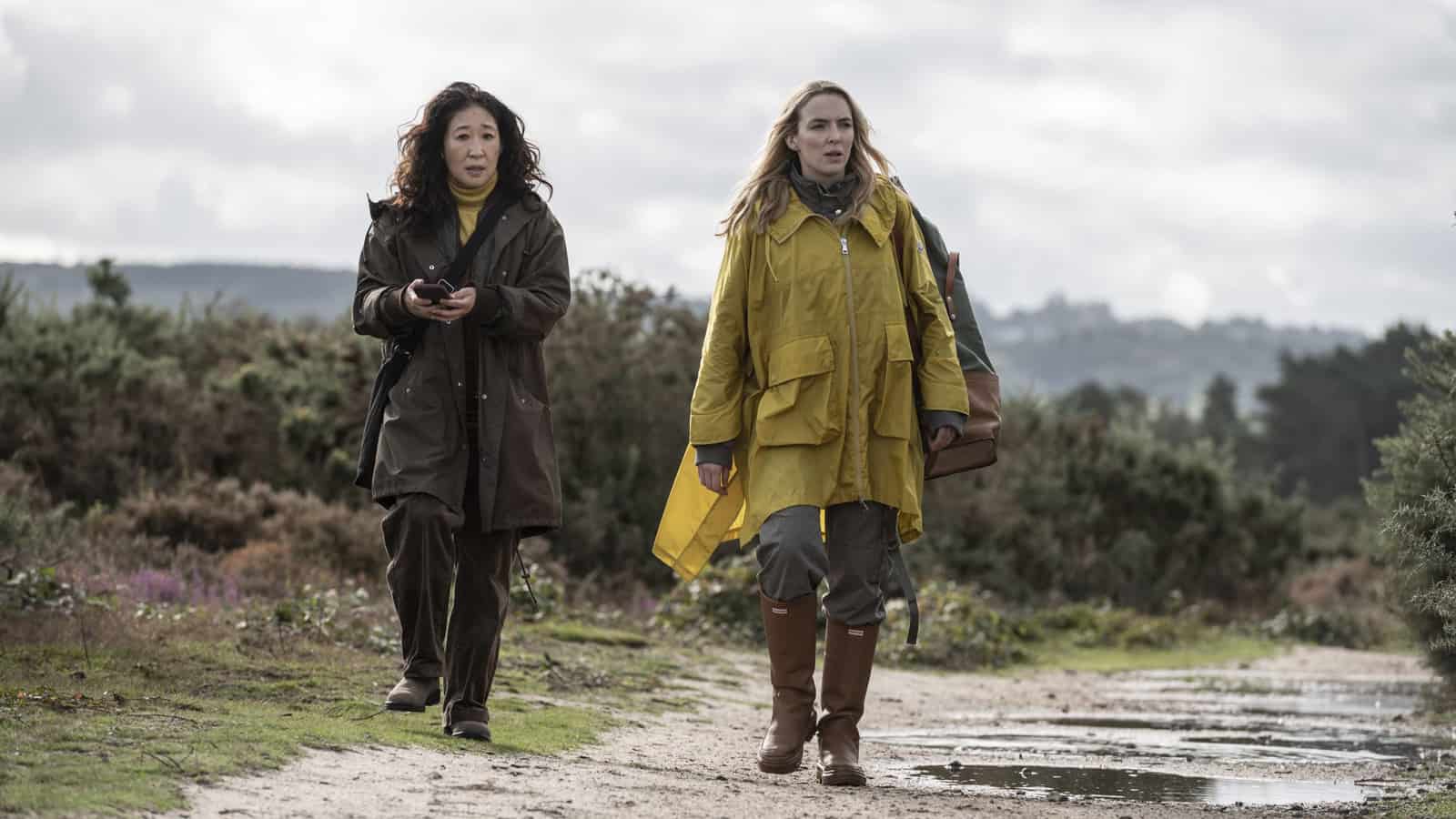 Eve (Sandra Oh) und Villanelle (Jodie Comer) sind wieder vereint und auf dem Weg zur Geheimorganisation Die Zwölf
