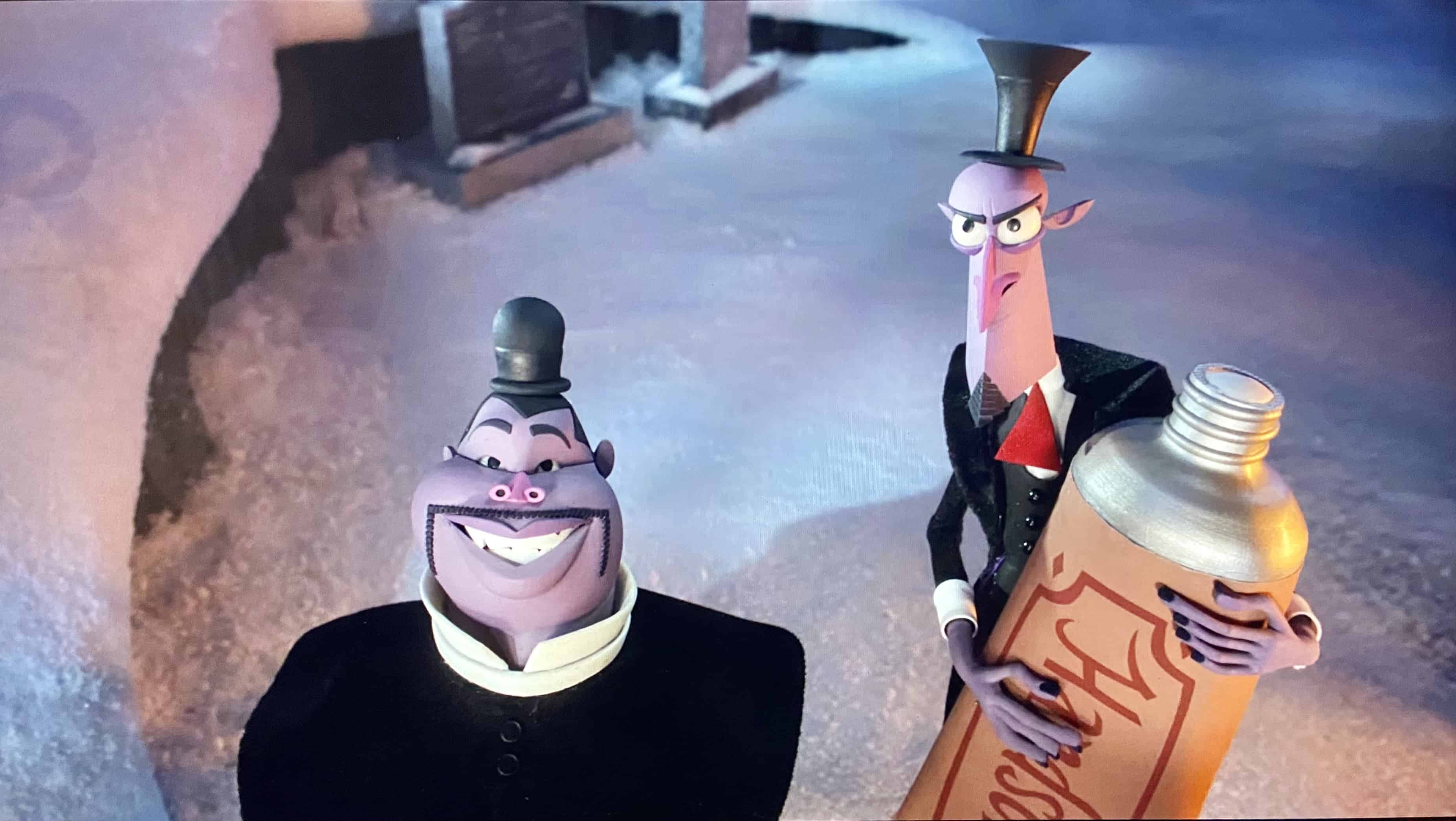 Kats Dämonen Wendell und Wild freuen sich über ihre Ankunft in der Menschenwelt. Wild trägt unter dem linken Arm die magische Haarpaste.