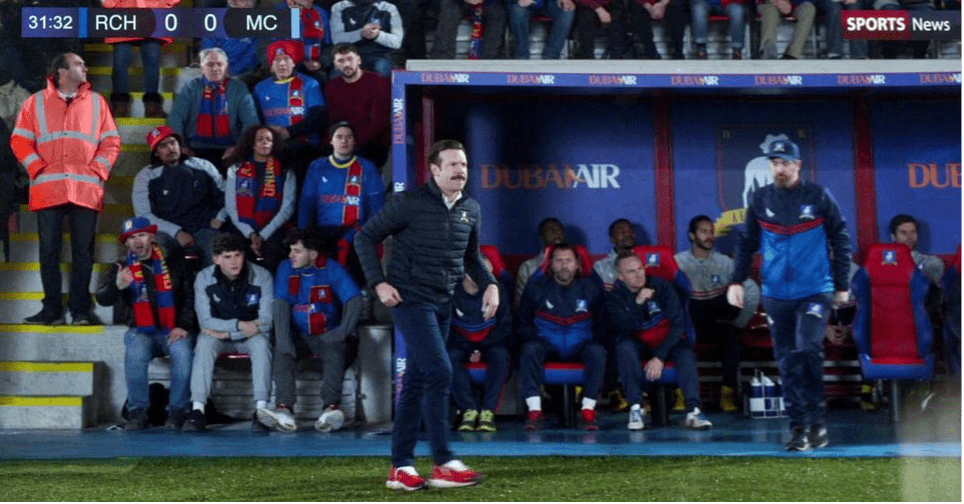 Abb. 3: Kann das Tabellen-Schlusslicht Richmond dem Tabellenführer Manchester City mit der „Lasso-Methode“ die Stirn bieten? Copyright: Apple TV+