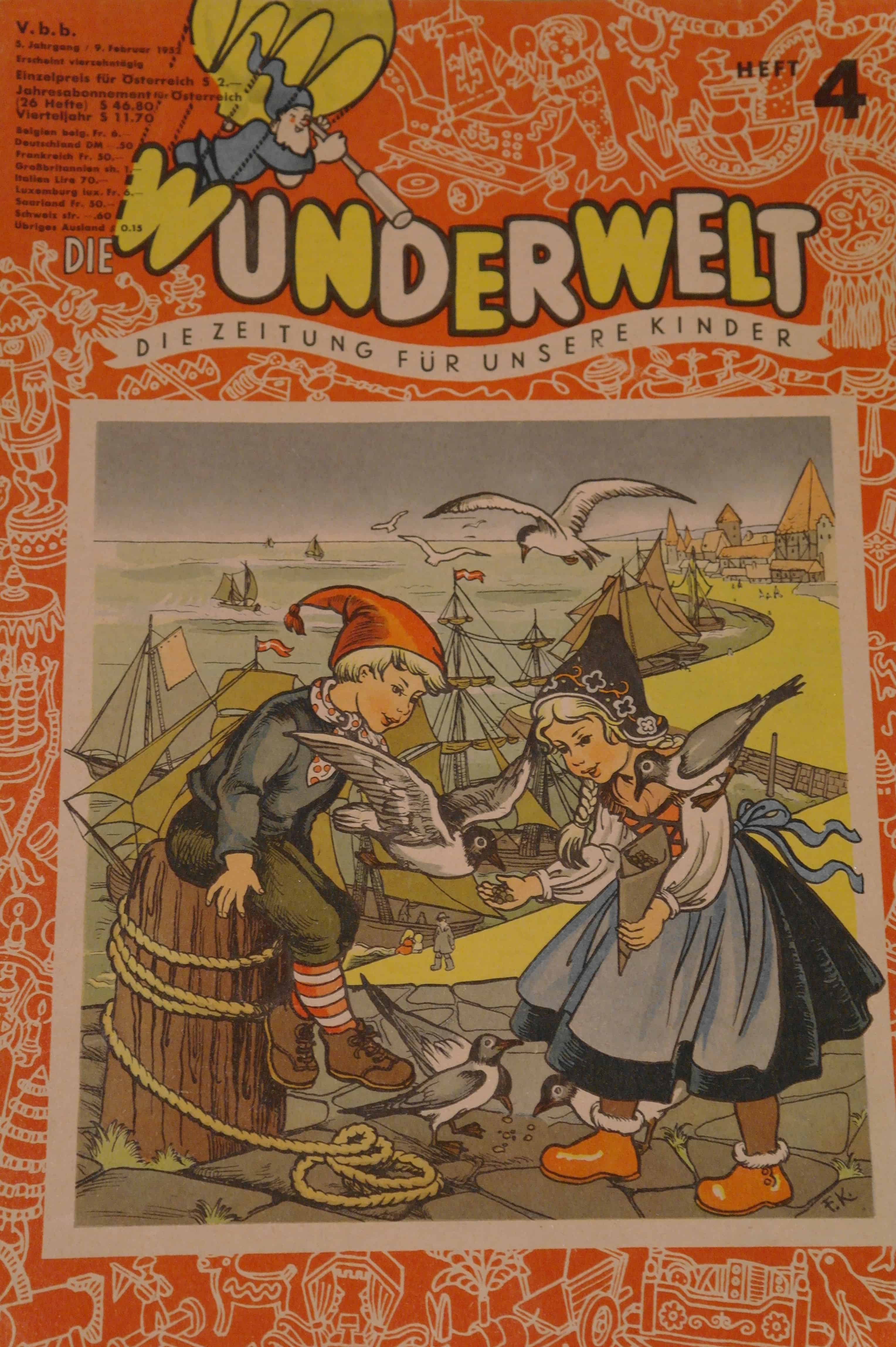 Die Wunderwelt 1952, Heft Nr. 4. Foto: Anna Zamolska